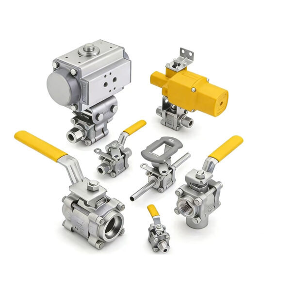 Three-Piece Process or Instrumentation Ball Valves